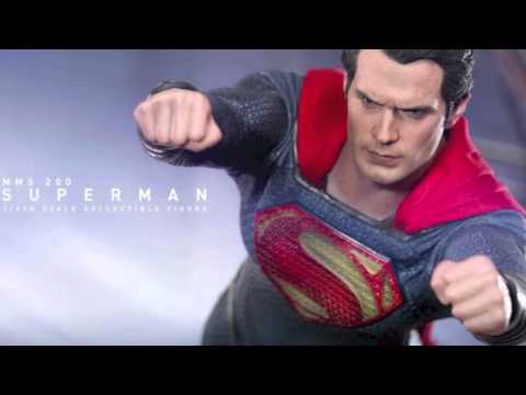 Man Of Steel Hot Toys Superman 1/6 Scale Figure & Sideshow Collectibles 1/4 Scale Statue Revealed!