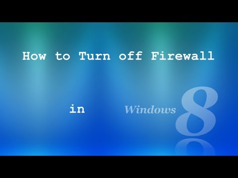 how to turn firewall off