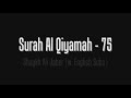 Surah Al Qiyamah - Ali Jaber with English