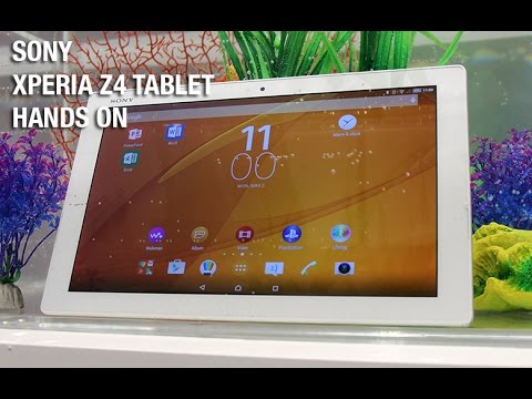 Sony Xperia Z4 Tablet hands on