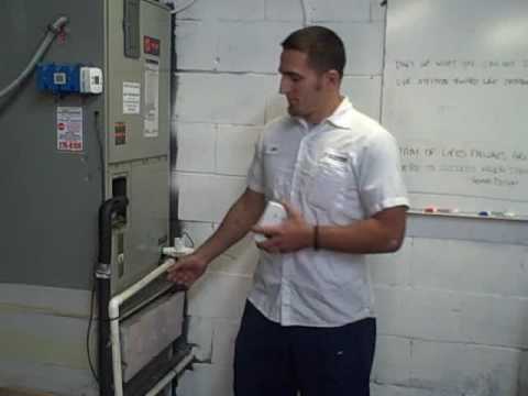 how to find leak in central air conditioner