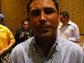 oscar de la hoya took a few minutes to talk about mma's success and his admiration. he's even hinting that golden boy promotions may be interested in promoting mma bouts.

http://www.thenhbshow.com