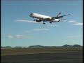 Icelandair B757 landing in Iceland