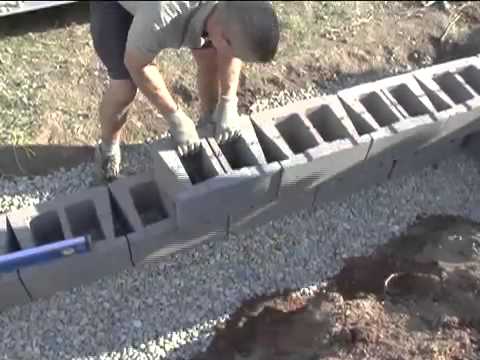 how to build retaining wall