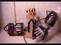 Robotic Hand Copying My Actions - ISEF 2000 in Detroit