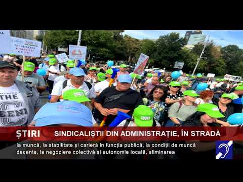 Peste 5.000 de sindicalişti din administraţia publică au ieșit în stradă
