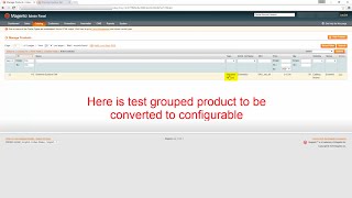 How to Convert Magento Grouped Products Into Configurable