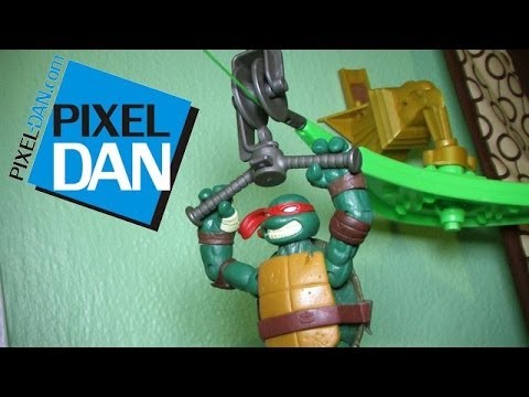 Nickelodeon Teenage Mutant Ninja Turtles Z-Line Ninjas Playsets Video Review