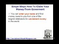 How To Claim Your Money From Goverment How To Claim Your Money From Goverment