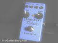 www.proguitarshop.com - here is the mi audio blue boy deluxe overdrive pedal.  this is the overdrive pedal for people who are unhappy with their tube screamer.  like any basic tube screamer type overdrive, the blue boy deluxe features the infamous 4558 op amp, but it is socketed so you can experiment with others if you wish.  the mi audio blue boy deluxe also features in-depth tone sculpting with the four mini knobs at the top, giving you control over treble, midrange, sag, and overall tone.  all of this makes the mi audio blue boy overdrive pedal a super versatile addition to any pedal board.  

the mi audio blue boy deluxe has a fairly large gain range for smooth overdrive saturation to clean boost.  the bright control allows you to contour the top end for your amp and guitar (most ts pedals have a grainy top end that's annoying on some amps).  the midrange control is very useful for dialing in a cutting lead tone or getting rid of that ts midrange 