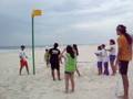 KORFEBOL BRASIL NA PRAIA - SANTA MONICA DA BARRA