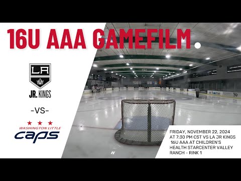 Alexander Ptak - Goalie Game Highlights vs LA Jr Kings 16U AAA - 11-22-2024