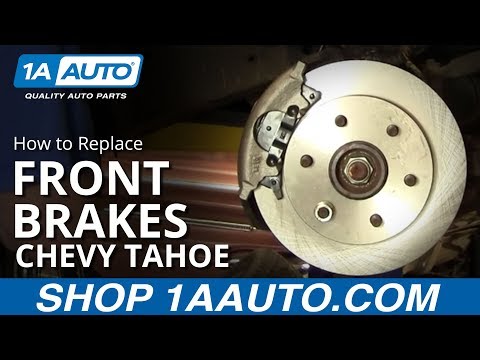 How To Install Replace Front Disc Brakes Chevy GMC Pickup Tahoe Suburban 92-99 1AAuto.com