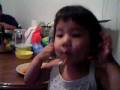 mind it up - karmella eating spaghetti