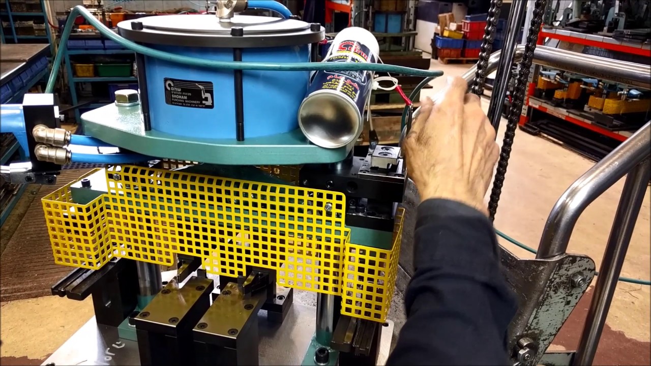 Pneumatic Punch for Roller Blind Track.