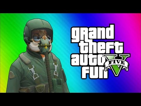 GTA 5 Flight School DLC: Training, MilJet, Bestra Jet (GTA 5 Online Funny Moments)