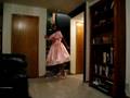 Pink Satin Prom Dress
