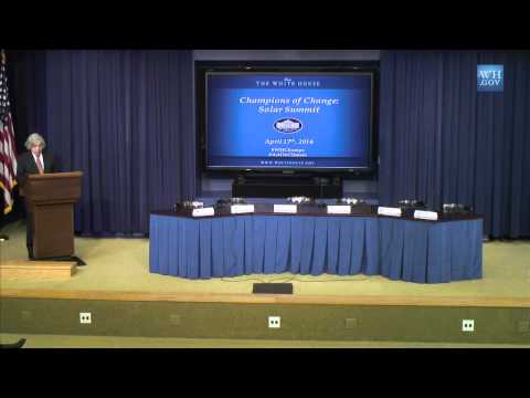 white - The White House hosts a White House Champions of Change event to announce new steps to bolster solar deployment, highlight new innovative federal tools to ad...