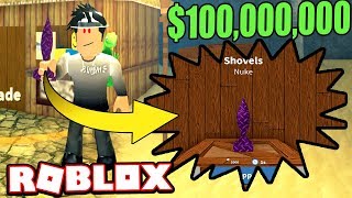 BUYING THE MOST EXPENSIVE SHOVEL ON TREASURE HUNT SIM!!!
