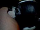 it my cuties dog eating my arm like i was her mommy!!!!!!