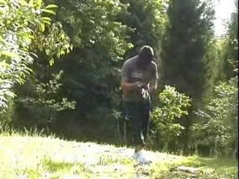 Paintball fun in the garden firing ...