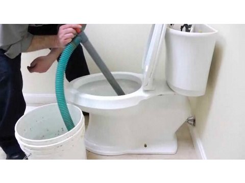 how to unclog a toilet solid object