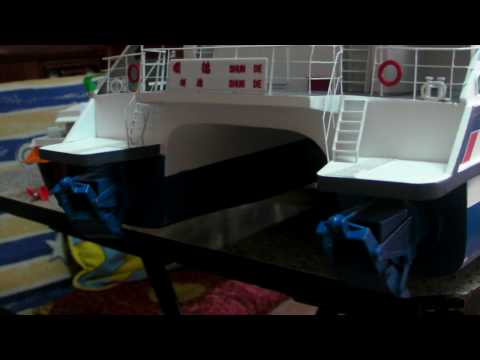 Watch RC Video: 'RC ship waterjets testing'