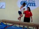 Balance Beam - Emily after her SDR surgery Selective Dorsal Rhizotomy