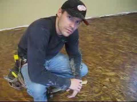 how to fasten osb subfloor