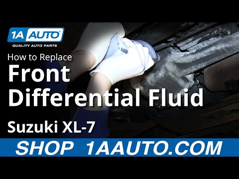 How To Change Service Front 4WD Differential Suzuki XL-7 and Grand Vitara