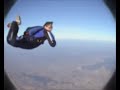 Skydiver crashes on a COW