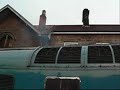 Class 55 Deltic 55019 Royal Highland Fusilier starts up with CLAG!!! - TrainBusJaguar. There is some nice clag just as the Napier Deltic engine opens up! Sorry for not filming the whole loco, Whistler 40145 was going to leave with my train had I taken the time to film this any better!Filmed at Grosmont, North Yorkshire Moors Railway, on April 21st 2007 - NYMR Diesel Gala 2007.