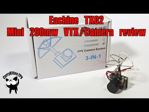Eachine TX02 mini 200mw VTX/Camera - from Banggood