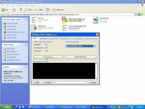 how to use ez activator for microsoft office 2010