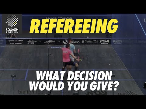 Squash Refereeing: Ng v Rodriguez - No Let