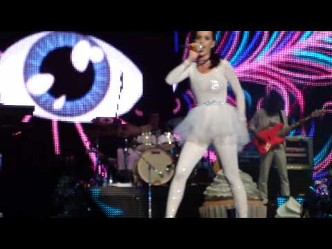 Katy Perry performing Peacock live at World Stage 2010.