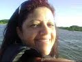 Pilotando o jet ski com Cecília
