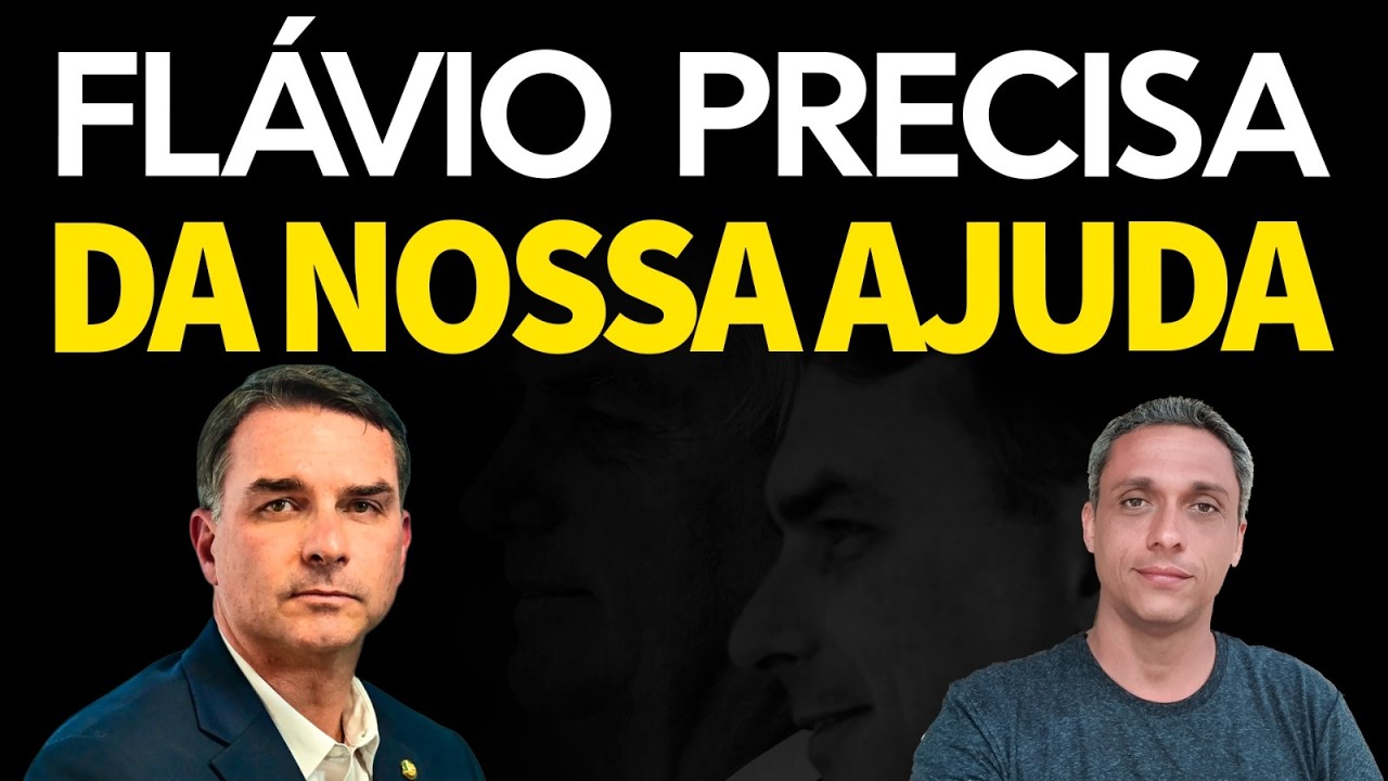Faça a sua parte - Flávio Bolsonaro precisa de nossa ajuda agora, E MUITO!
