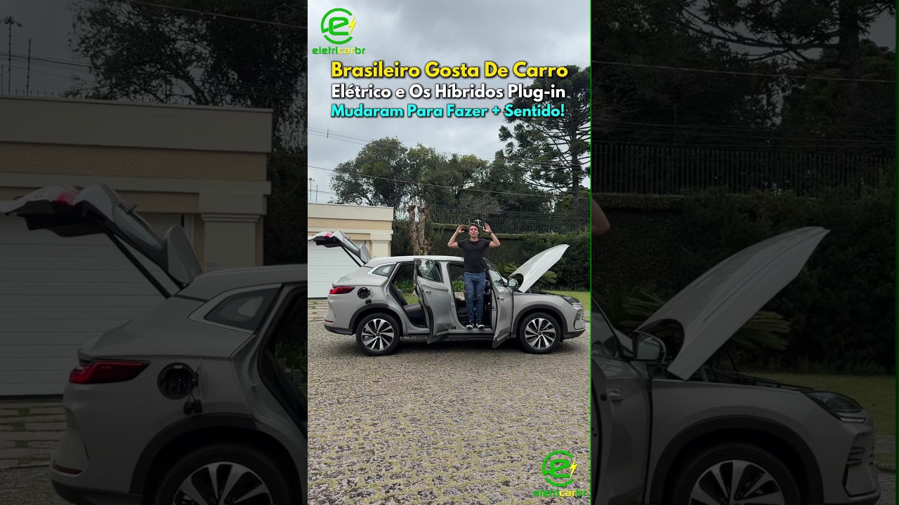 Brasileiro Gosta de Carro Elétrico e os Híbridos Plug-in Mudaram Para Fazer + Sentido!⚡