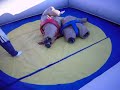 Guy & heather sumo wrestling Guy & heather sumo wrestling