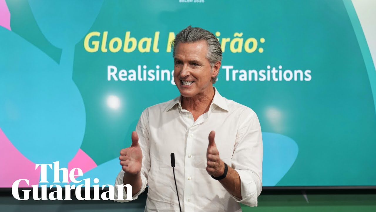 Gavin Newsom highlights local climate progress during 'America Is All In' Cop30 event – watch live