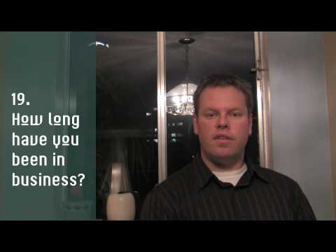 19. How long have you been in the business?