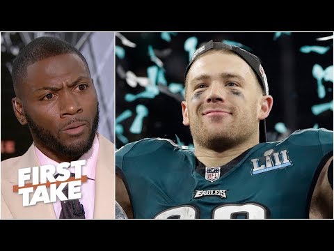 Video: Zach Ertz will lead NFL in touchdown catches this season - Ryan Clark | First Take