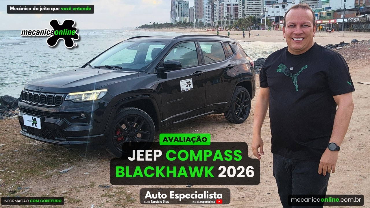 Jeep Compass Blackhawk 2026: SUV de 272 cv une performance esportiva e sofisticação premium
