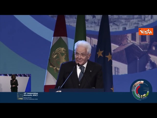 Mattarella ai sindaci: I Comuni sono la prima linea della nostra democrazia