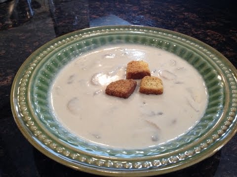Gourmet Cream of Mushroom Soup Recipe