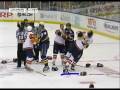 Islanders vs Sabres line Brawl