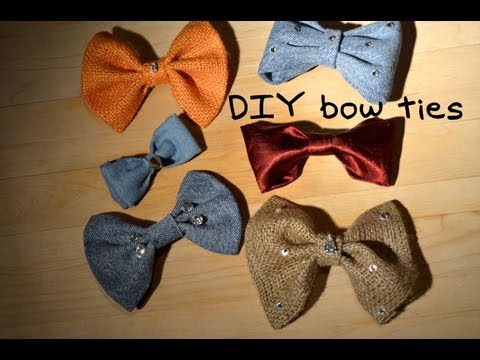 how to fasten clip on bow tie