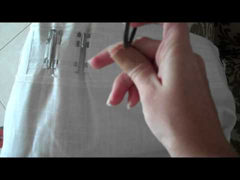 how to attach curtain rings