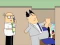 Dilbert: Small Font and Management Decision